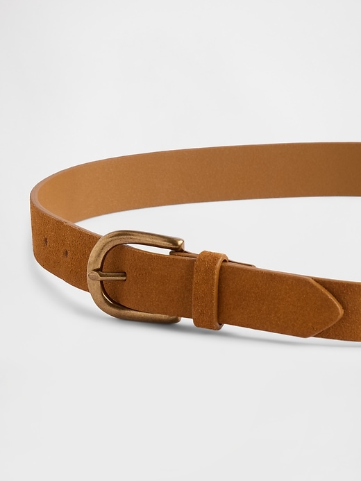 Image number 3 showing, Suede Belt