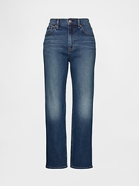 High Rise '90s Straight Crop Jeans