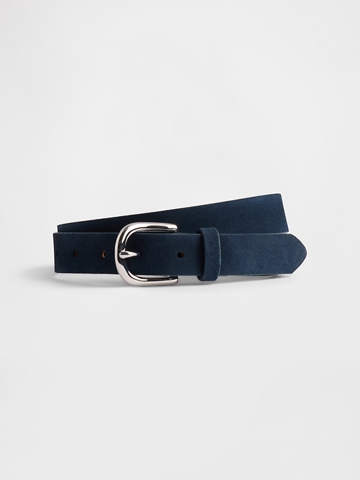 Image number 1 showing, Suede Belt
