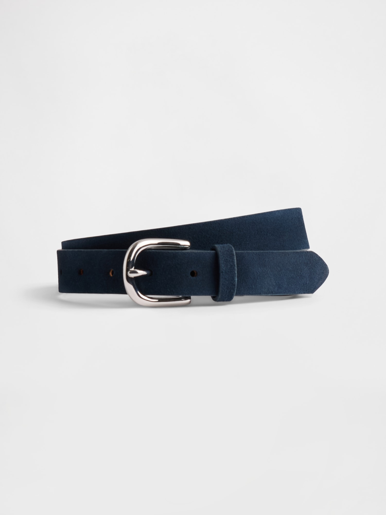 Suede Belt - Dark Navy Blue