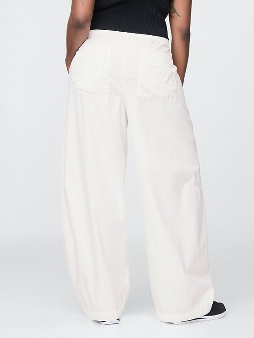 Image number 6 showing, Mid Rise Barrel Parachute Pants