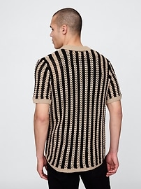 Mesh Sweater Shirt