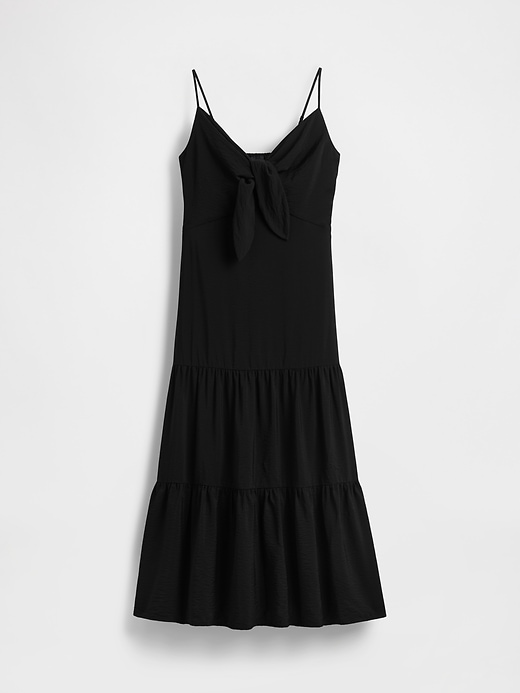 Image number 7 showing, Tie-Front Tiered Maxi Dress