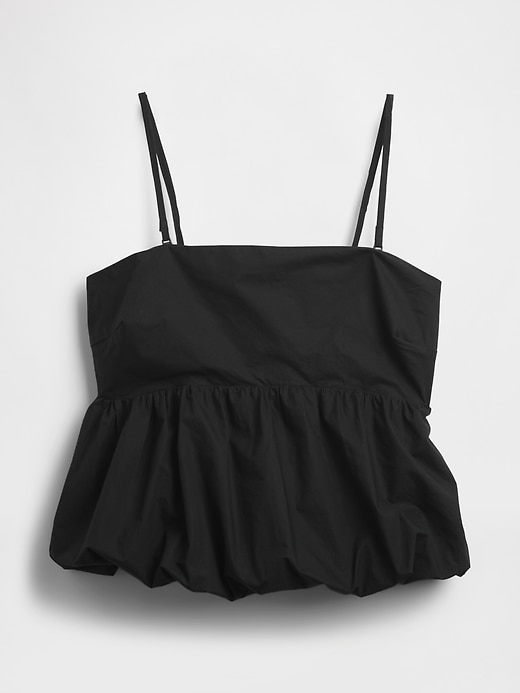 Image number 4 showing, Poplin Bubble Crop Top