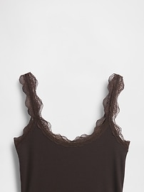 Mini Rib Lace PJ Tank Top