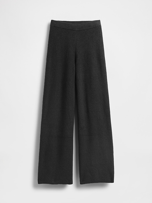Image number 5 showing, CashSoft Shaker-Stitch Sweater Pants