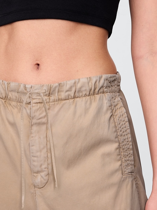 Image number 8 showing, Mid Rise Barrel Parachute Pants