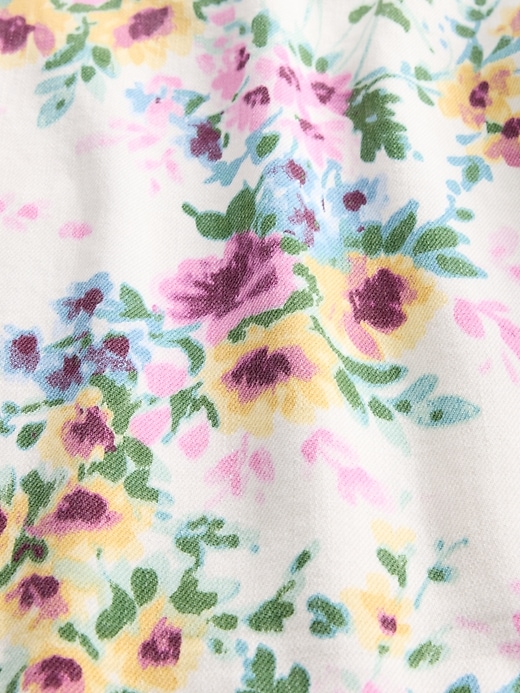 Image number 8 showing, High Rise Floral Barrel Jeans