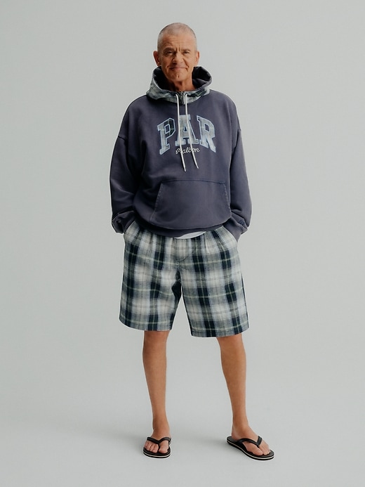 Image number 7 showing, Gap × Malbon 9.5" Pleated Baggy Shorts