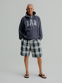 Gap × Malbon 9.5" Pleated Baggy Shorts