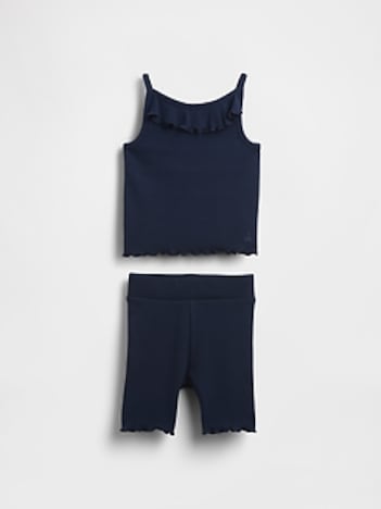 Baby & Toddler Ruffle Rib Outfit Set