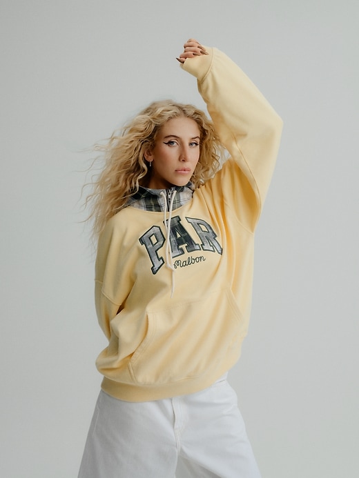 Image number 7 showing, Gap × Malbon Heavyweight French Terry Logo Hoodie
