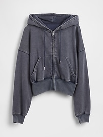 VintageSoft Full-Zip Wedge Hoodie