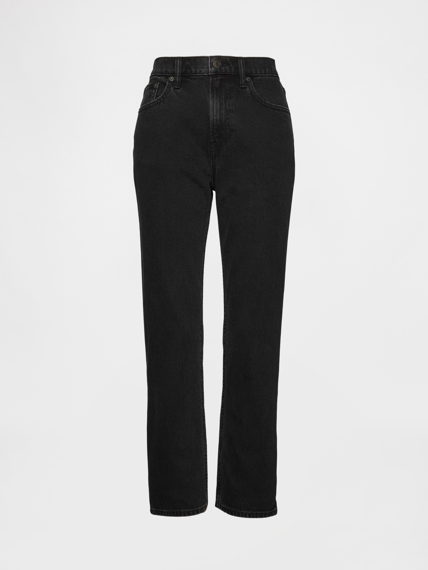Женские джинсы Gap High Rise ’90s Slim Straight Crop Jeans — фото 7