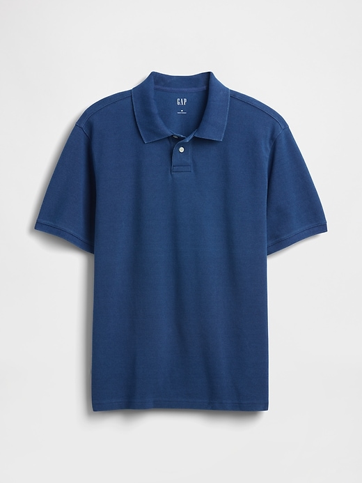 Image number 5 showing, Relaxed Pique Polo Shirt