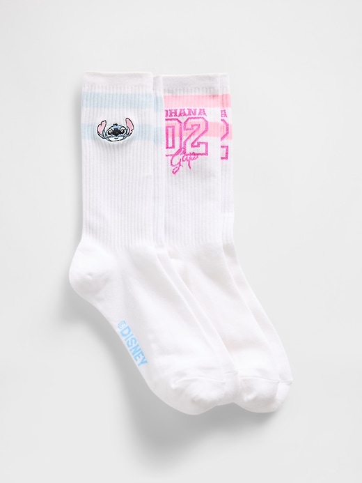 Image number 1 showing, Lilo & Stitch Adult Crew Socks (2-Pack)