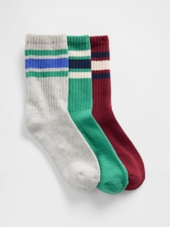 Kids Varsity Slouchy Crew Socks (3-Pack)