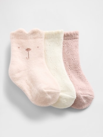 Baby CashSoft Crew Socks (3-Pack)