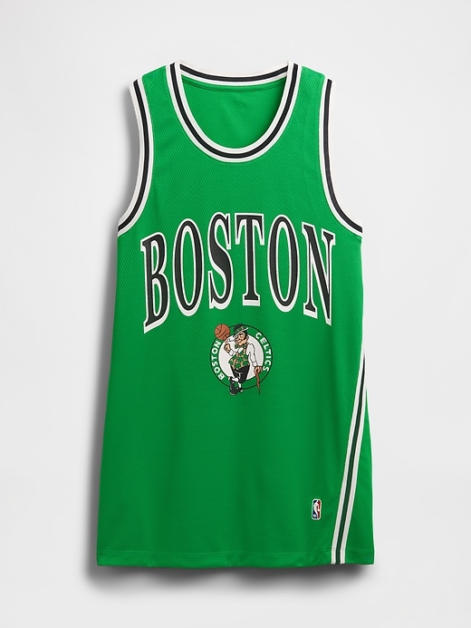 Image number 5 showing, NBA Boston Celtics Recycled Jersey Mini Dress
