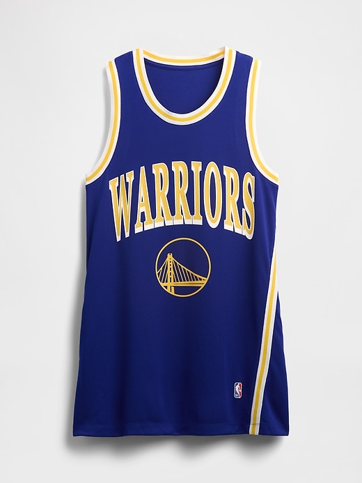 Image number 5 showing, NBA Golden State Warriors Recycled Jersey Mini Dress