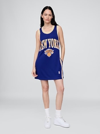 NBA New York Knicks Recycled Jersey Mini Dress