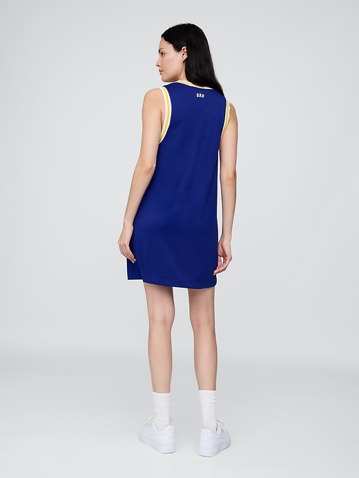 Image number 4 showing, NBA Golden State Warriors Recycled Jersey Mini Dress