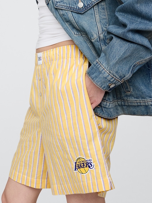 Image number 3 showing, NBA Los Angeles Lakers Logo Boxers