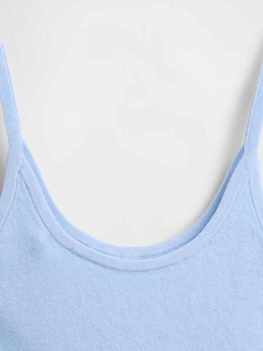 Image number 2 showing, CashSoft Stretch Crop Tank Top