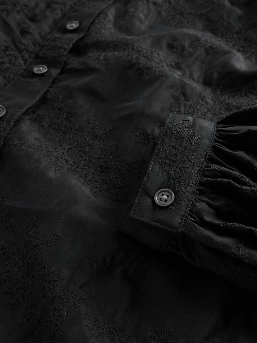 Image number 4 showing, Sheer Voile Floral Shirt