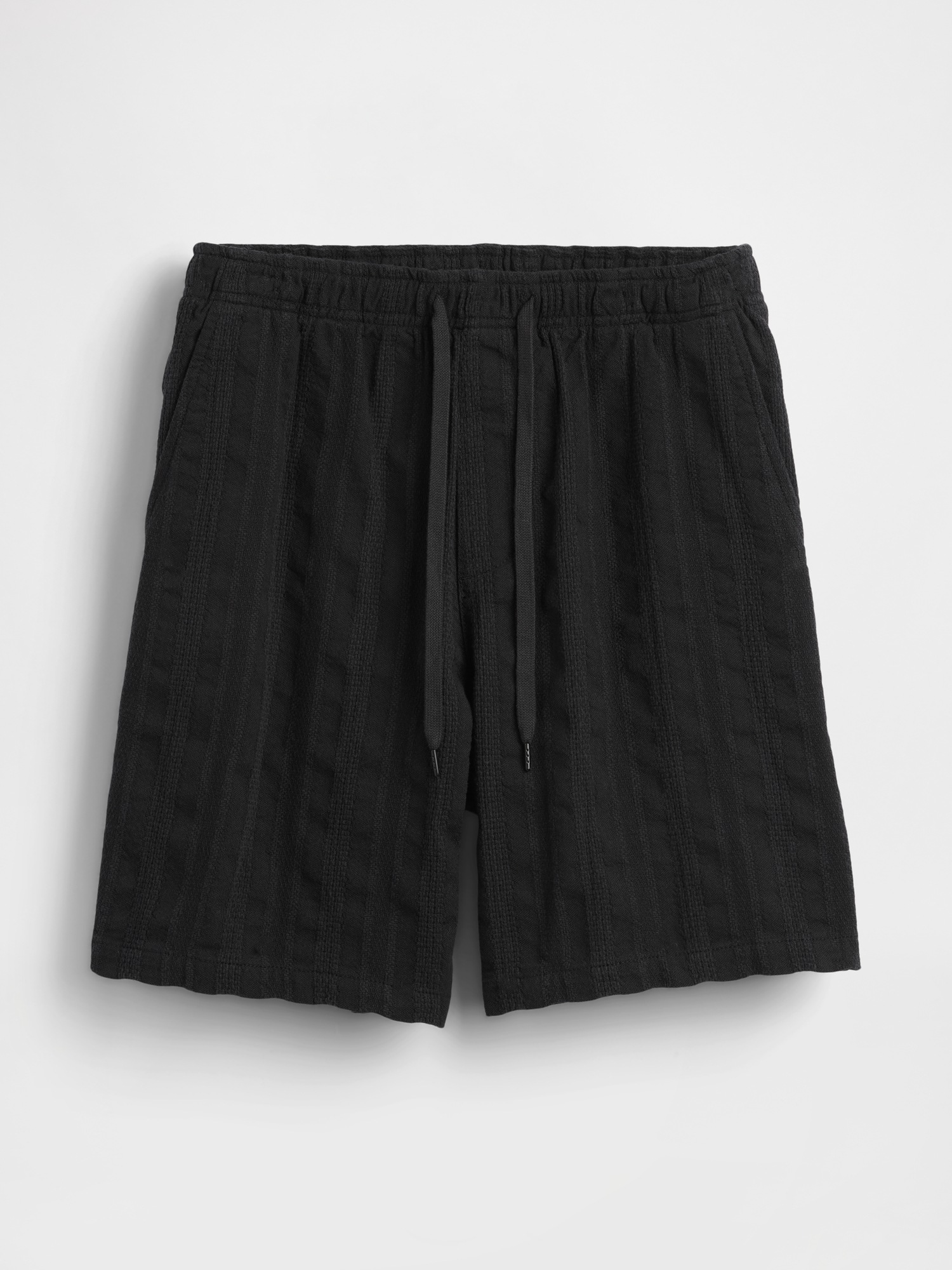 Мужские шорты Gap 7" Textured Easy, цвет: Чёрный — фото 5