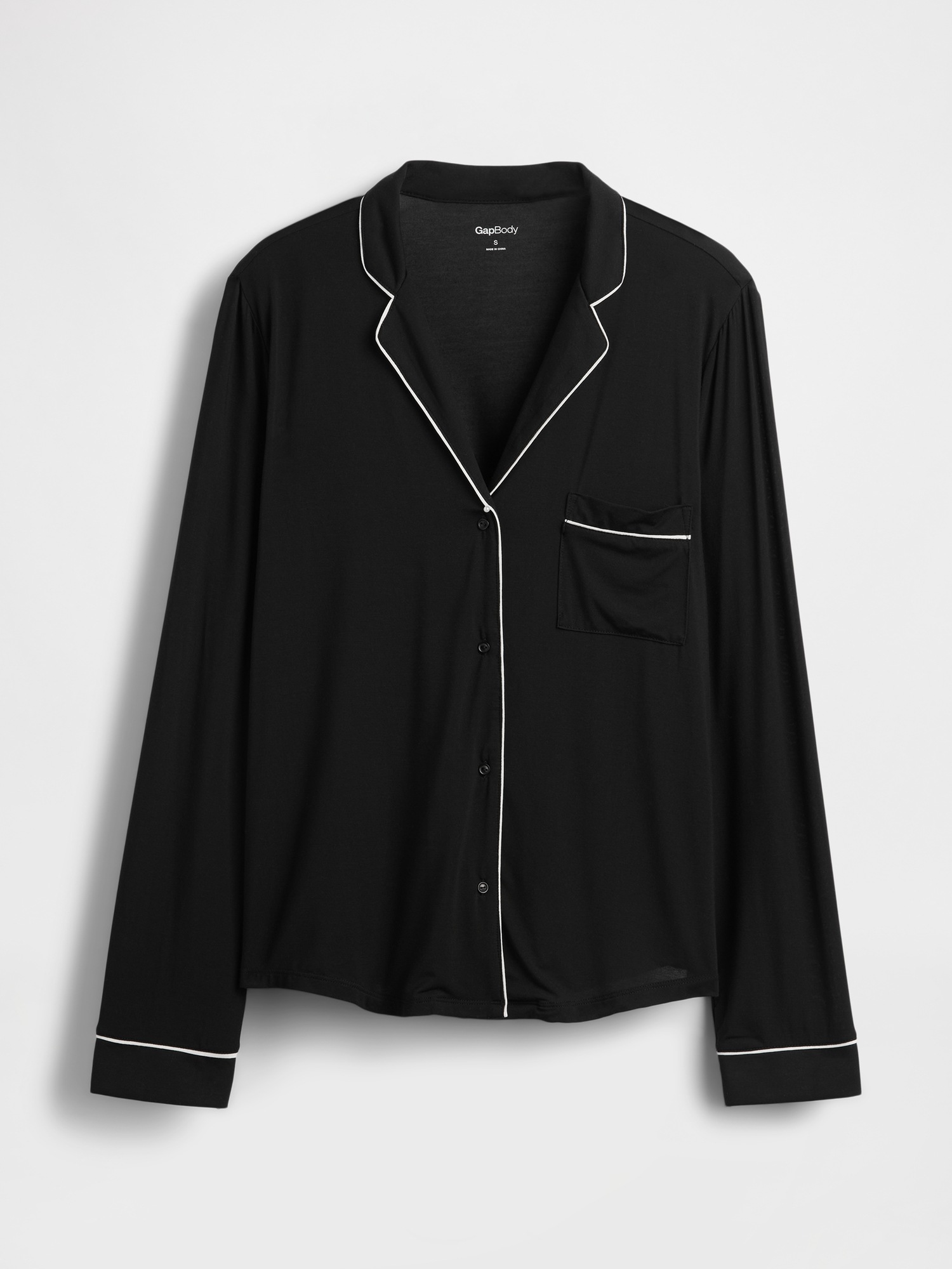Топы SoftMade, модал — Gap, цвет: Чёрный — фото 5