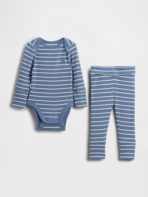 Image number 1 showing, Baby Grow-With-Me TinyRib Outfit Set