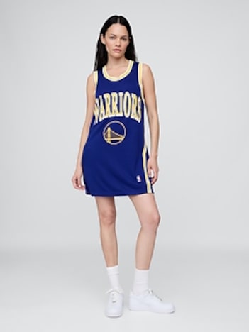NBA Golden State Warriors Recycled Jersey Mini Dress