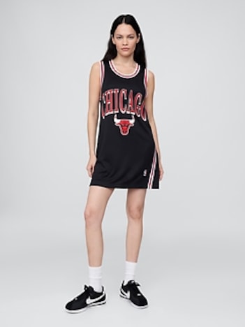 NBA Chicago Bulls Recycled Jersey Mini Dress