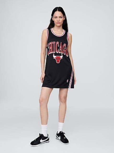 NBA Chicago Bulls Recycled Jersey Mini Dress