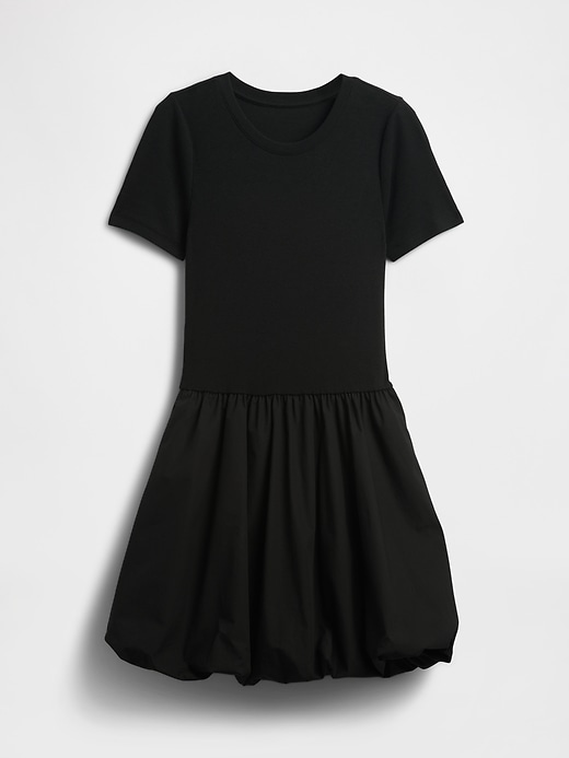 Image number 7 showing, Modern Mixed Media Bubble Mini Dress