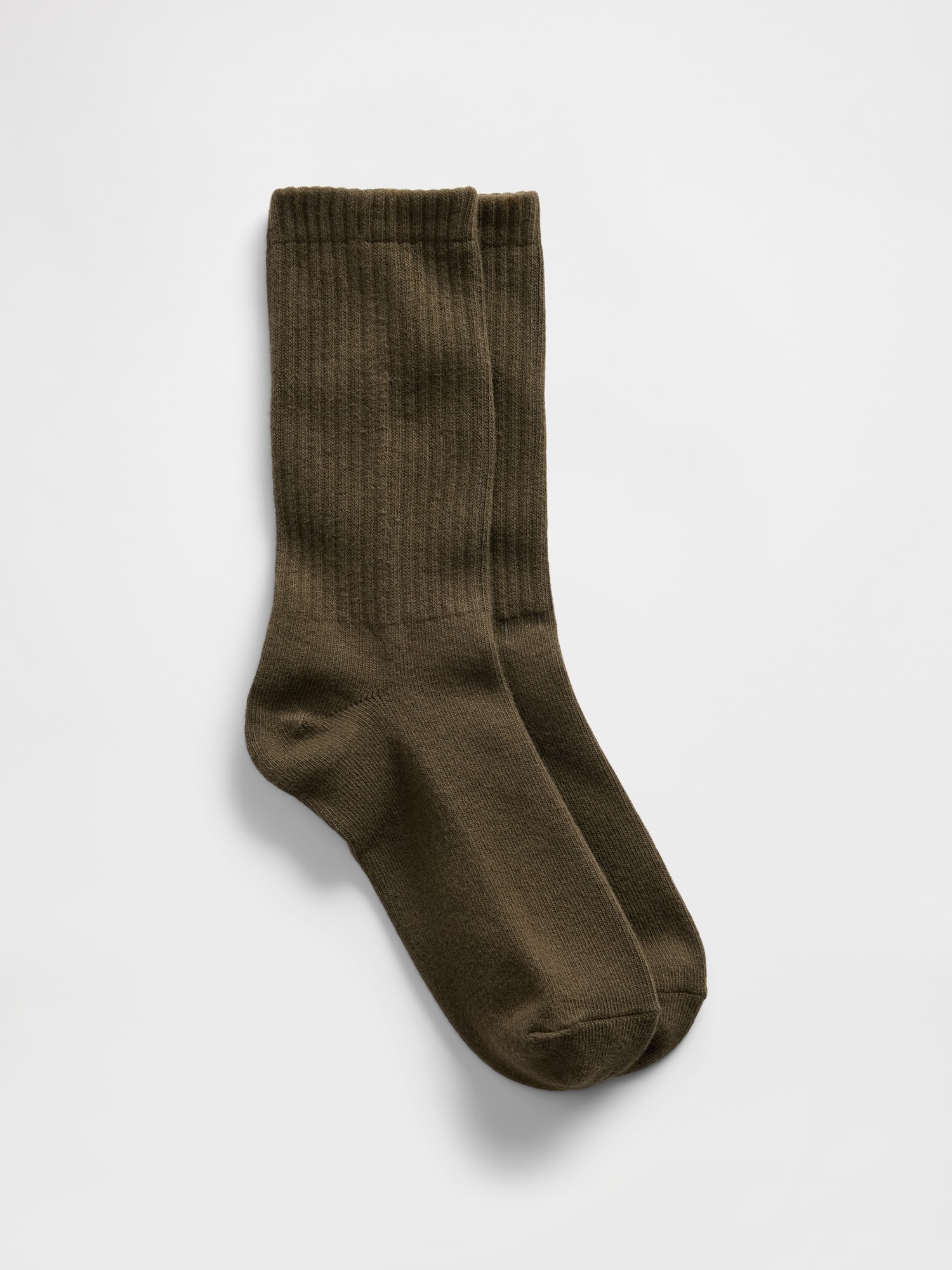 Crew Socks - Black Moss