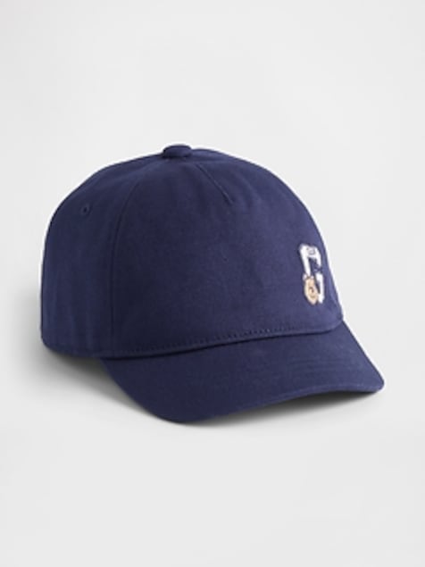 Toddler Organic Cotton Bear Logo Baseball Hat