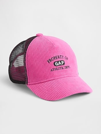 Kids Corduroy Logo Baseball Hat