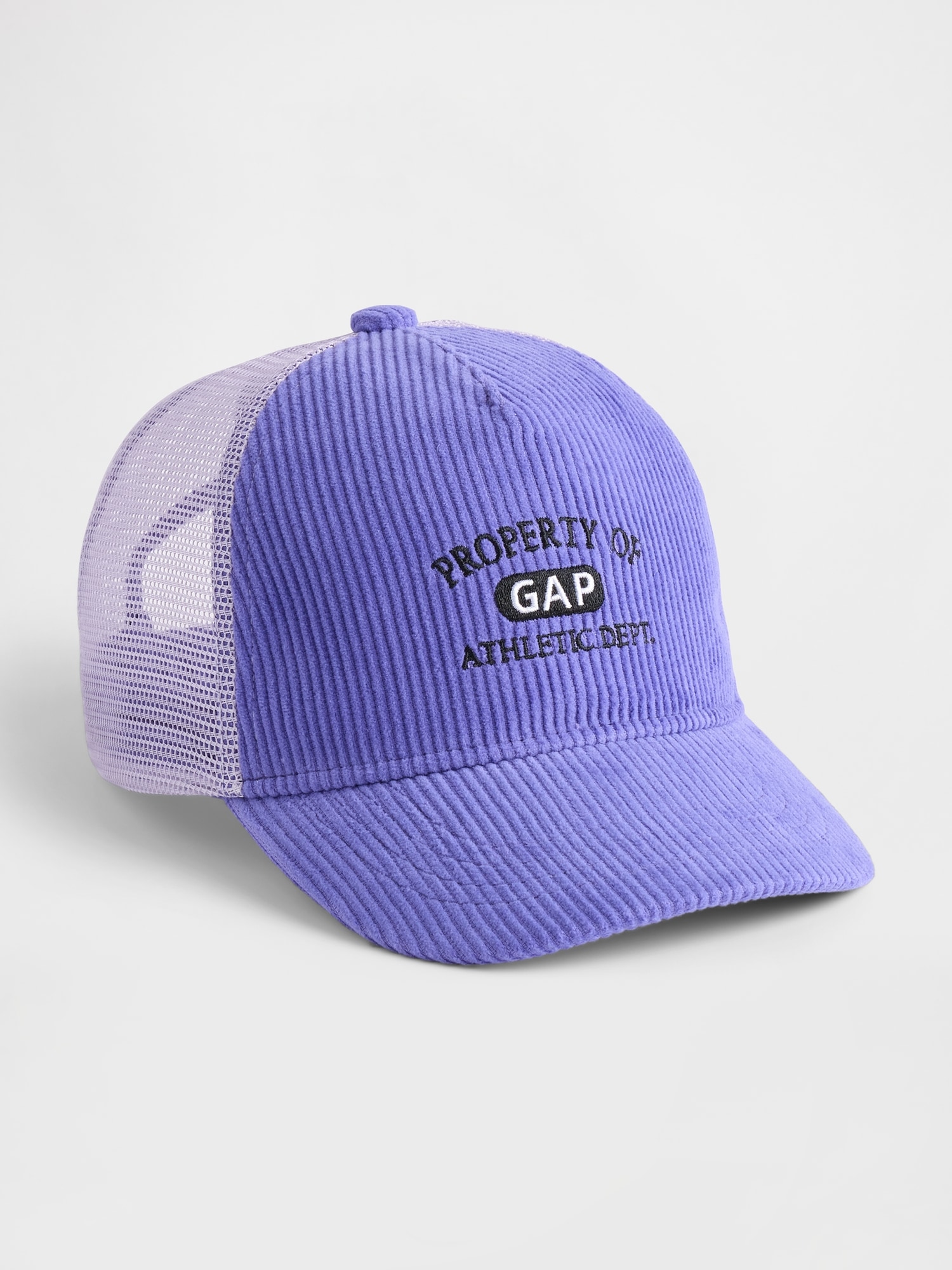 Kids Corduroy Logo Baseball Hat - Blue