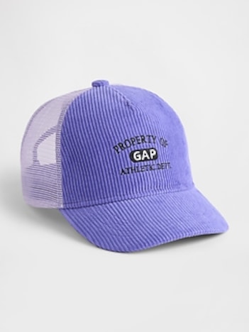 Kids Corduroy Logo Baseball Hat