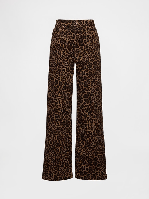 Image number 7 showing, High Rise Corduroy Stride Wide-Leg Jeans