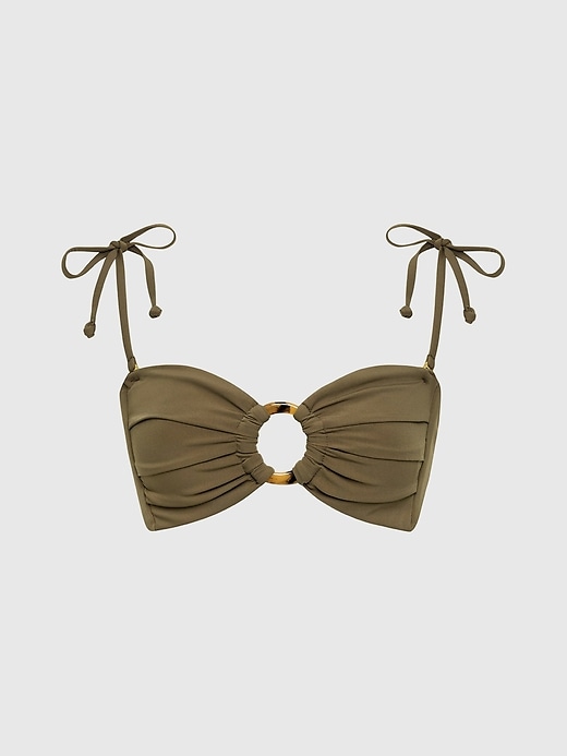 Image number 3 showing, Montce Tori Ties Bandeau Bikini Top