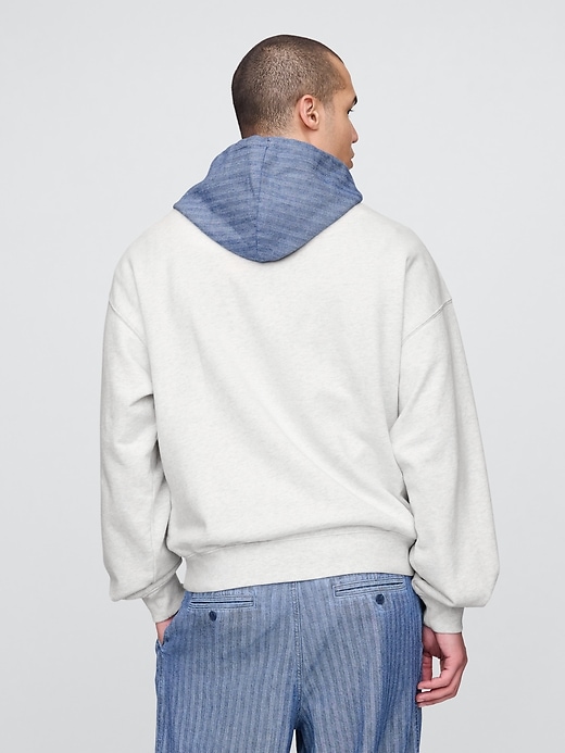 Image number 3 showing, Gap × Malbon Heavyweight French Terry Logo Hoodie