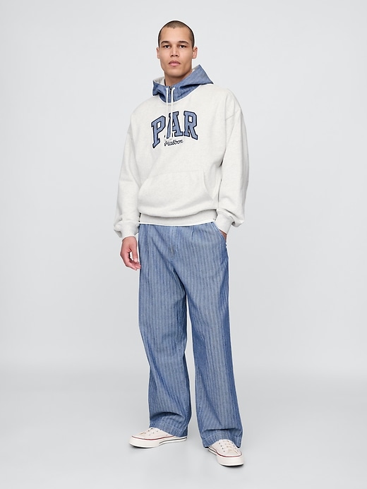 Image number 2 showing, Gap × Malbon Heavyweight French Terry Logo Hoodie