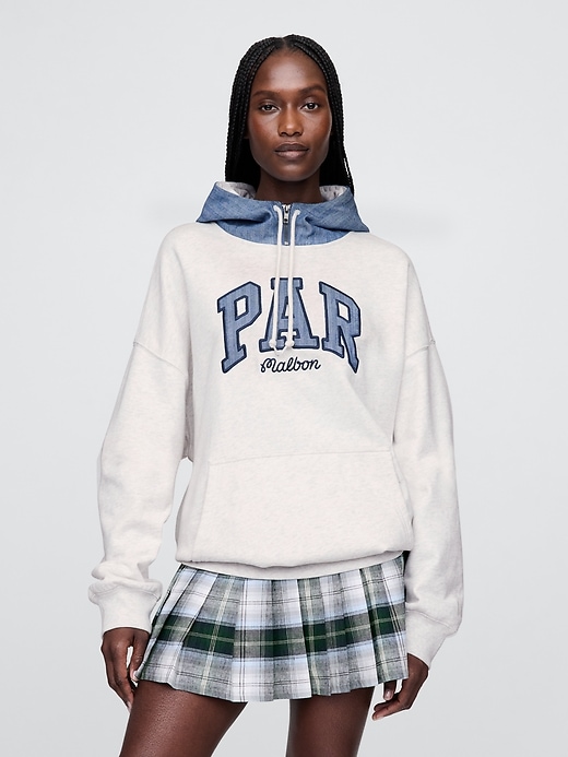 Image number 7 showing, Gap × Malbon Heavyweight French Terry Logo Hoodie