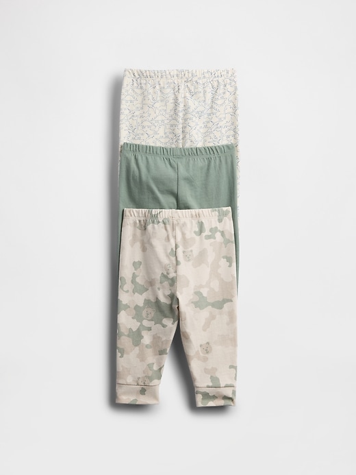 Image number 2 showing, Baby First Favorites Organic Cotton Pull-On Pants (3-Pack)