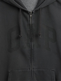 VintageSoft Arch Logo Full-Zip Hoodie
