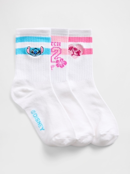 View large product image 1 of 1. Lilo & Stitch Kids Crew Socks (3-Pack)
