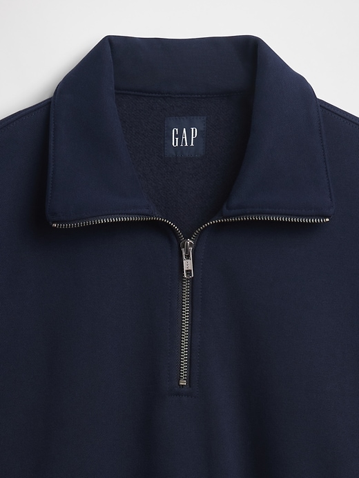 Image number 4 showing, Heavyweight Oversized Quarter-Zip Pullover